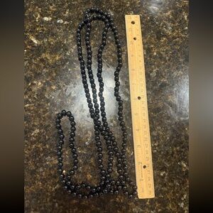 Vintage 34" Hematite 10mm
Bead Necklace